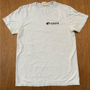Costa Men's Sky Blue Short Sleeve Tee